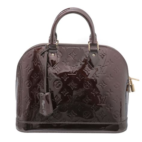 louis vuitton alma pm vernis leather